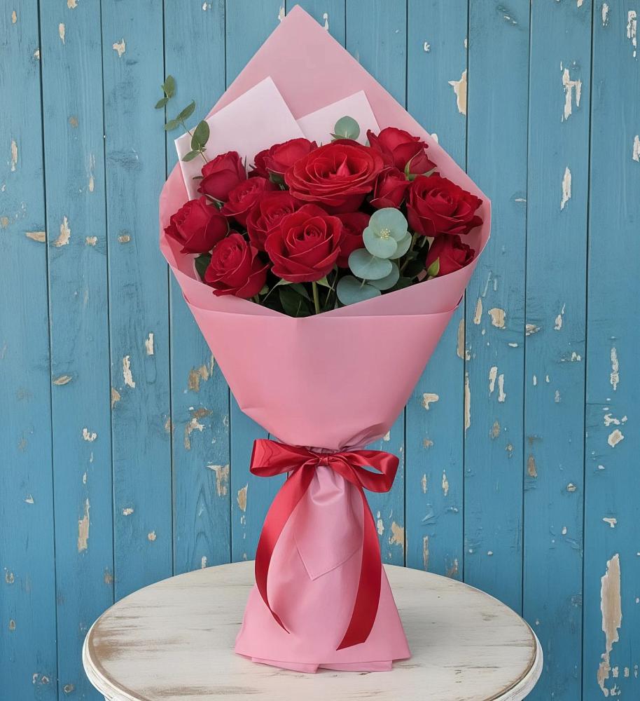 Букет цветов из: Розы в Осе Иркутской области