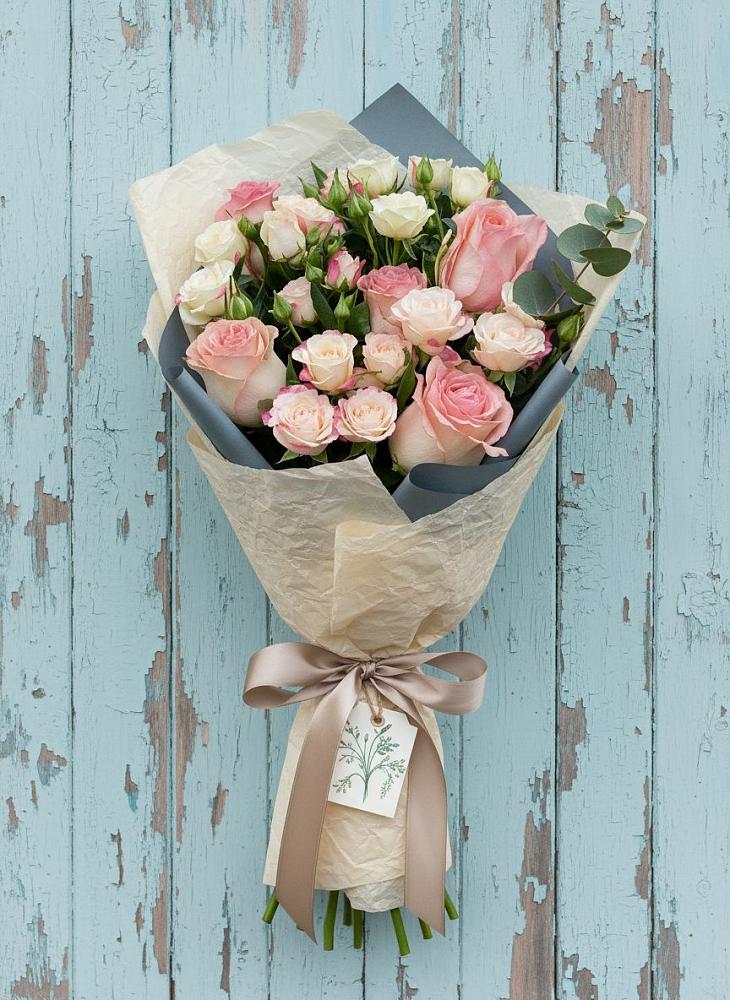 Букет цветов из: Розы в Осе Иркутской области