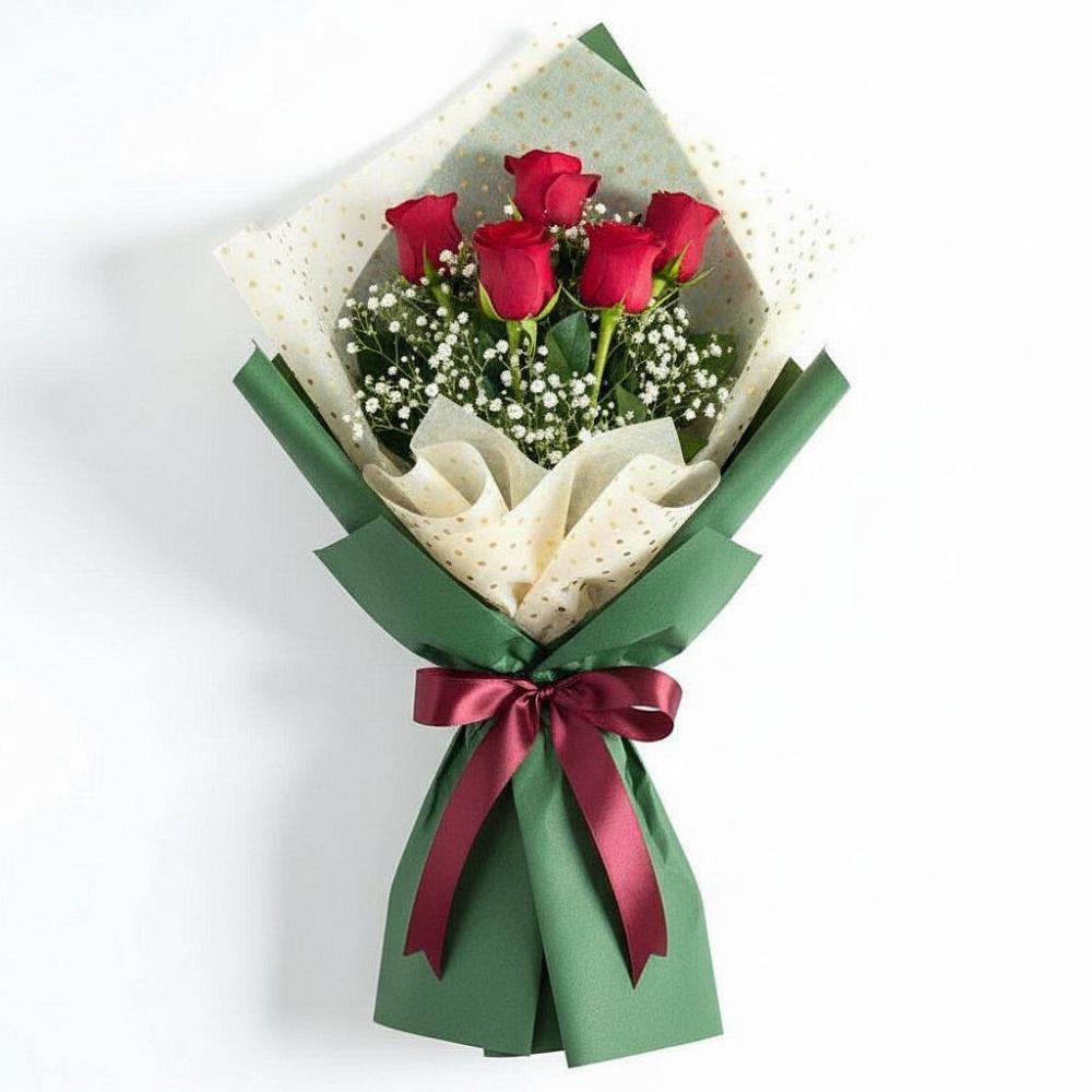 Букет цветов из: Розы в Осе Иркутской области