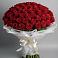 Букет 101 Красная роза Блэк Мэджик в Осе Иркутской области