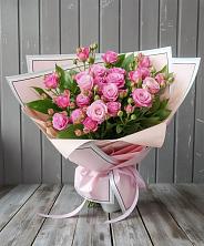 Букет Розовый кустик в Осе Иркутской области