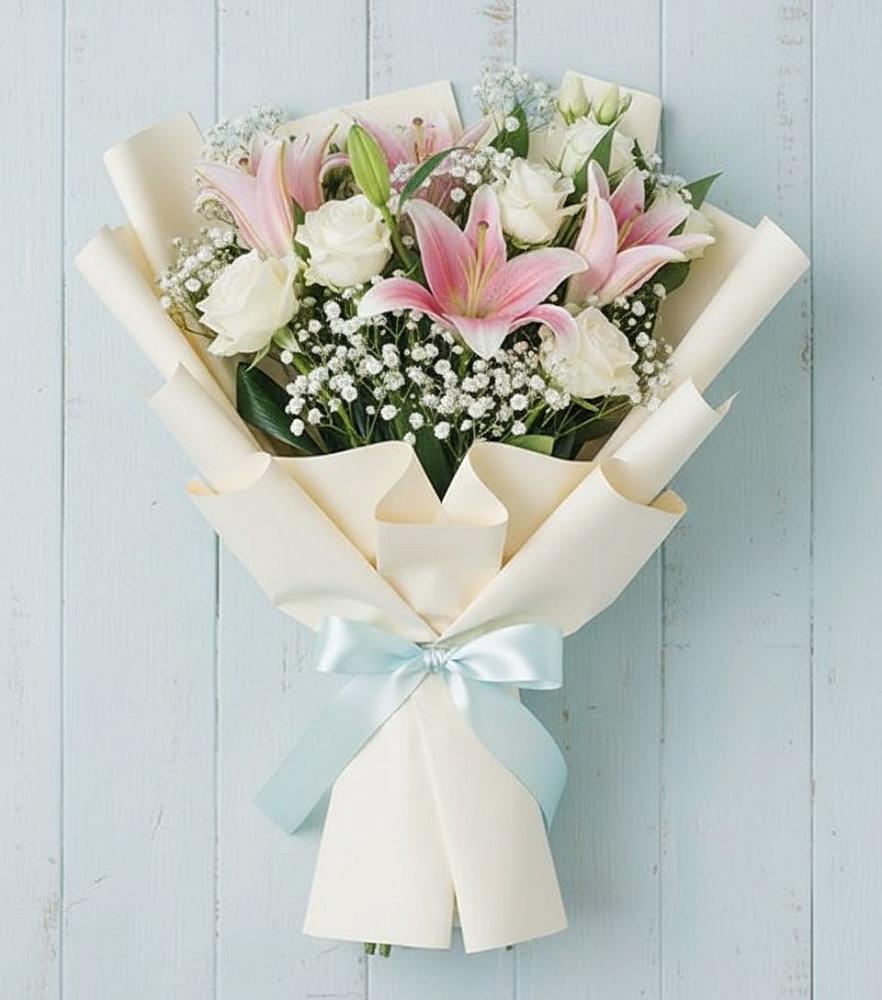 Букет цветов из: Лилии в Осе Иркутской области