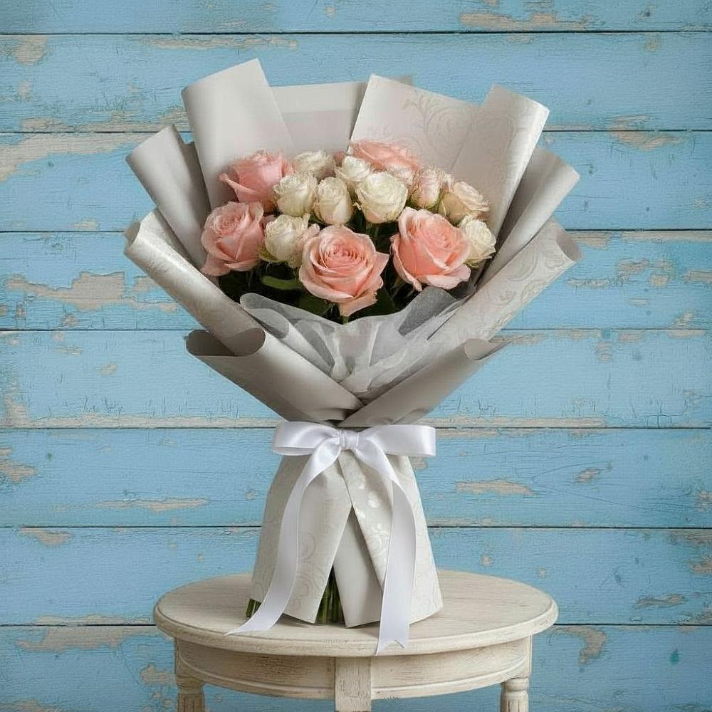 Букет цветов из: Розы в Осе Иркутской области