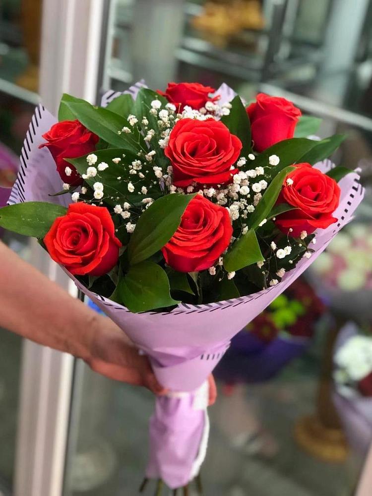 Букет цветов из: Розы в Осе Иркутской области