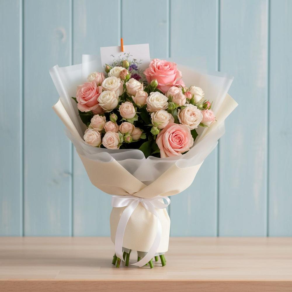 Букет цветов из: Розы в Осе Иркутской области