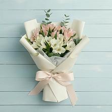 Букет цветов из:  Альстромерии в Осе Иркутской области