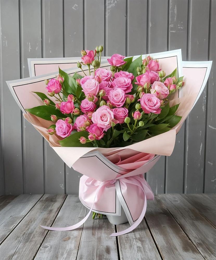Букет Розовый кустик в Осе Иркутской области