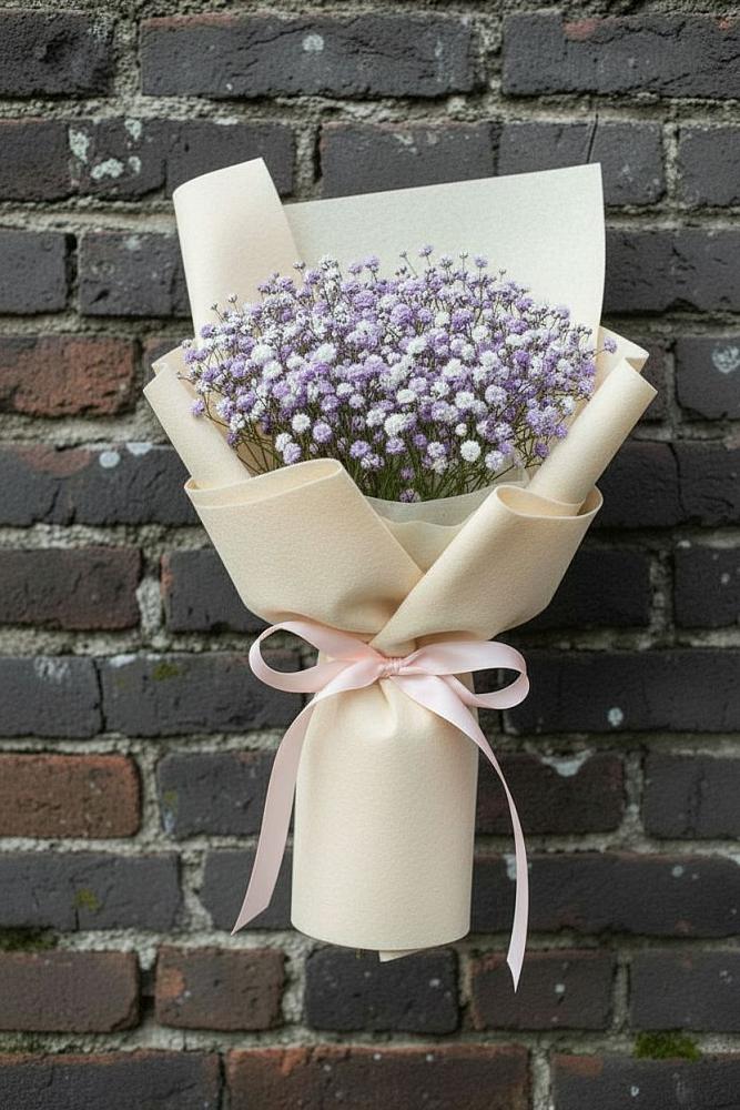 Букет цветов из: Гипсофила в Осе Иркутской области