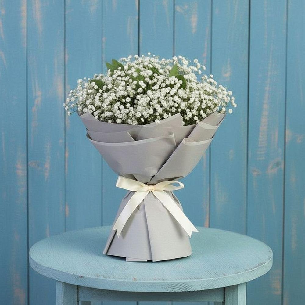 Букет цветов из: Гипсофила в Осе Иркутской области