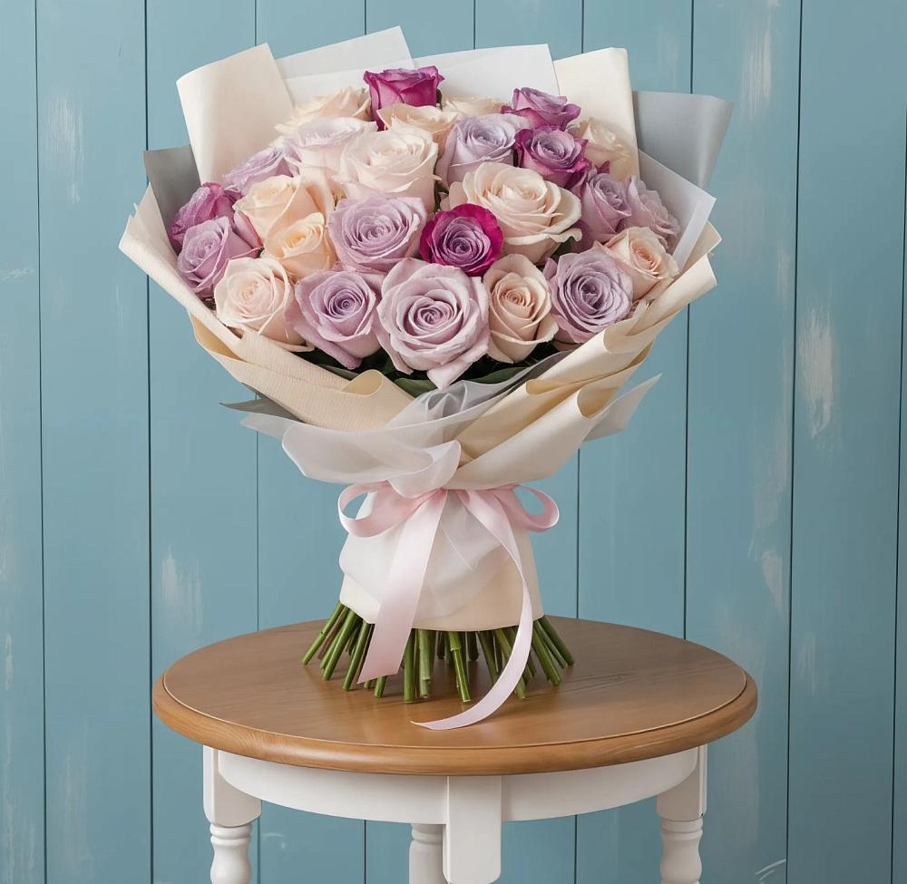 Букет цветов из: Розы в Осе Иркутской области