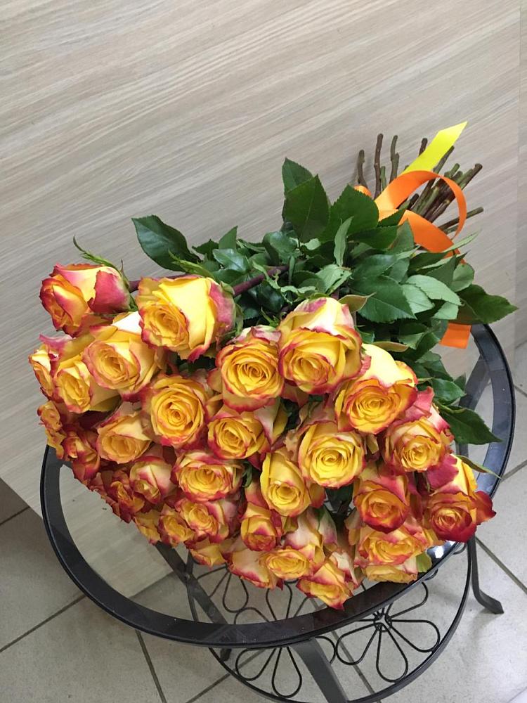 Букет Желтые розы в Осе Иркутской области