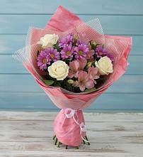 Букет цветов из:  Герберы в Осе Иркутской области