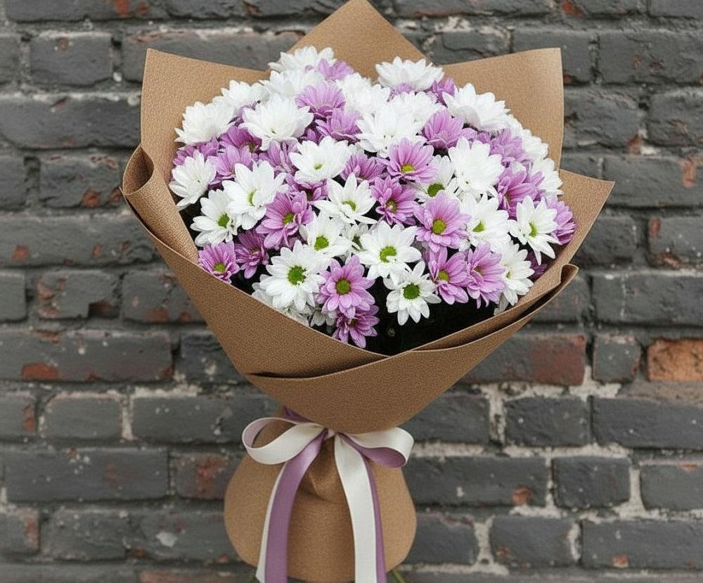 Букет цветов из: Хризантемы в Осе Иркутской области