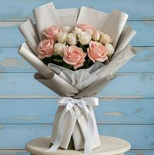 Букет цветов из:  Розы в Осе Иркутской области