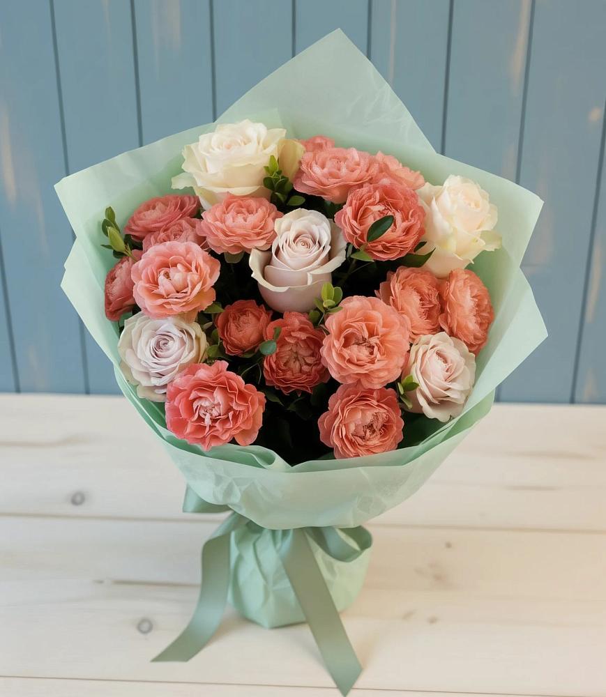 Букет цветов из: Розы в Осе Иркутской области