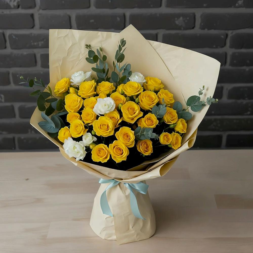 Букет цветов из: Розы в Осе Иркутской области