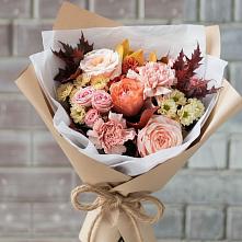 Букет цветов из:  Гвоздики, Хризантемы и Розы #REPLACE_PRED# Осе Иркутской области