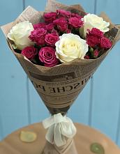 Букет цветов из:  Розы в Осе Иркутской области