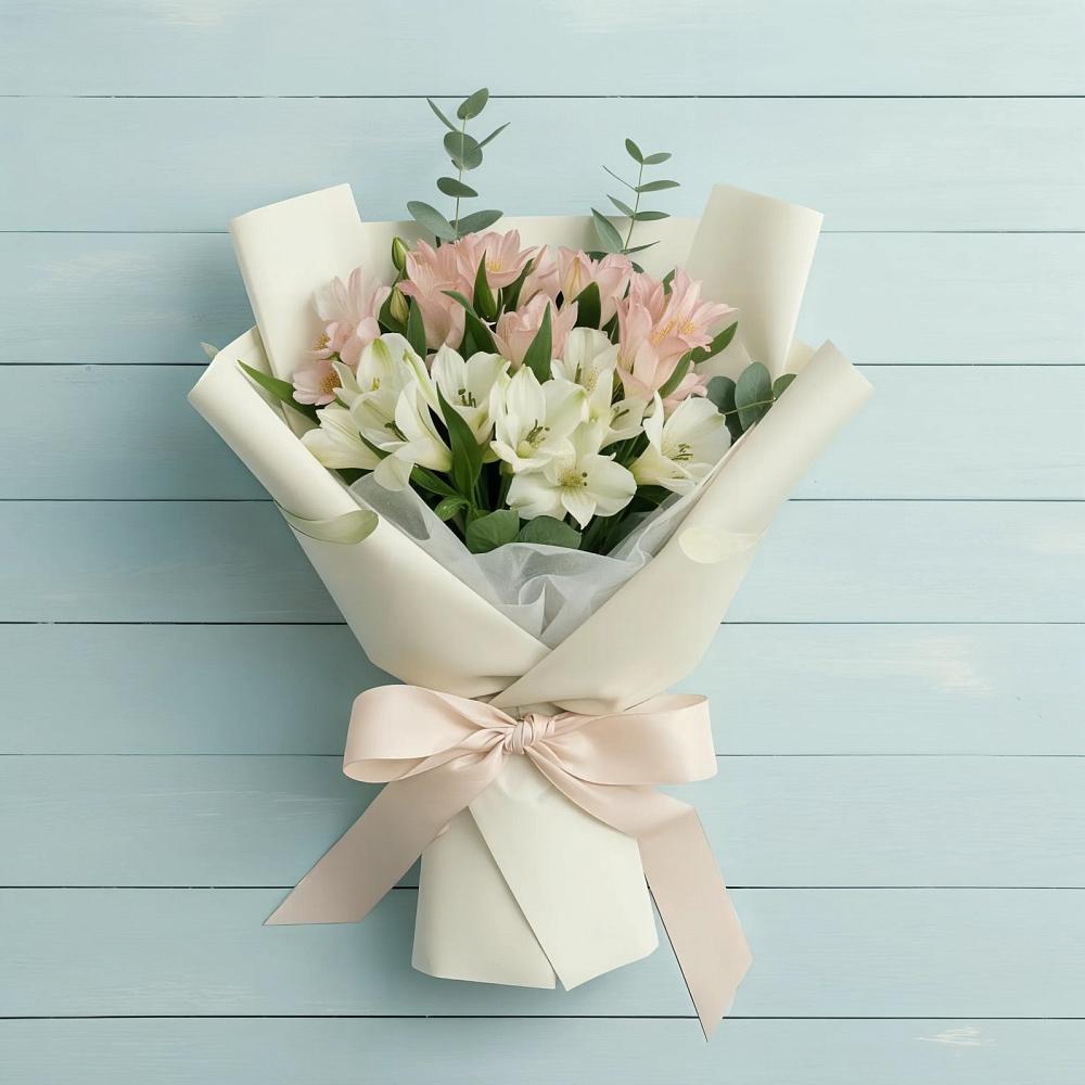 Букет цветов из: Альстромерии в Осе Иркутской области