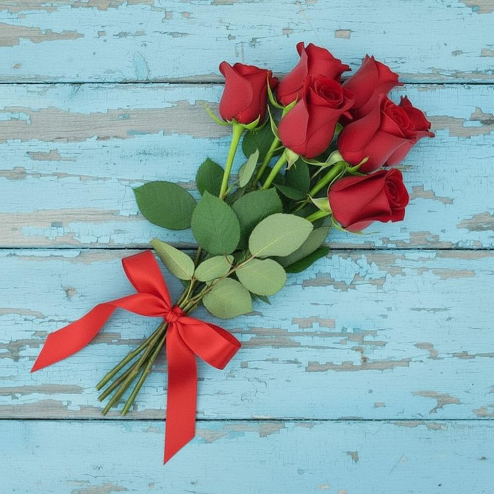 Букет Красные розы в Осе Иркутской области