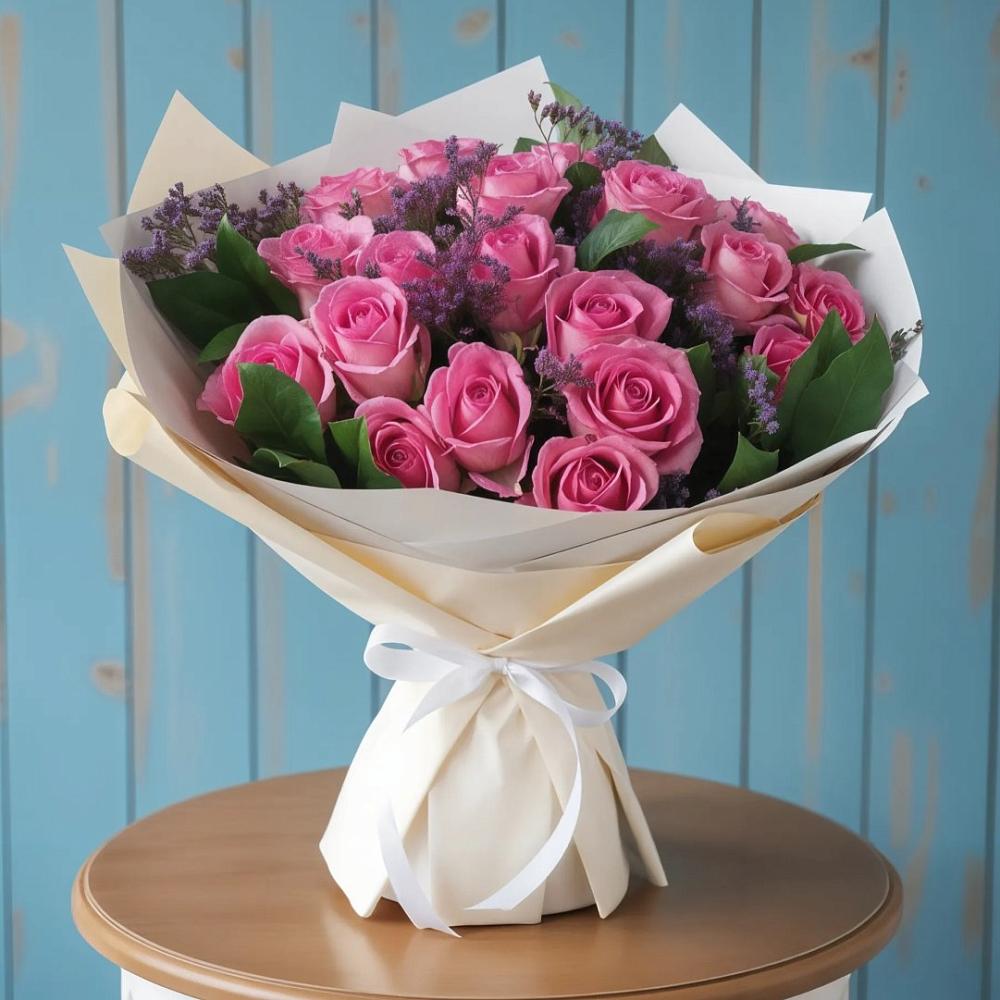 Букет цветов из: Розы в Осе Иркутской области