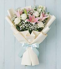 Букет цветов из:  Лилии в Осе Иркутской области