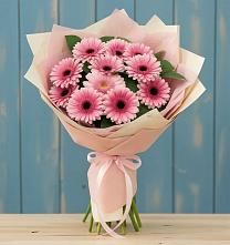 Букет цветов из:  Герберы #REPLACE_PRED# Осе Иркутской области